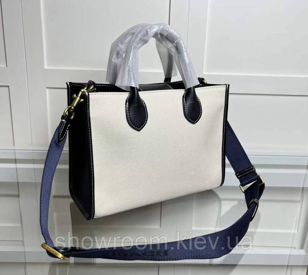 Жіноча сумка середніх розмірів Coach Ace біла Київ - фото 7