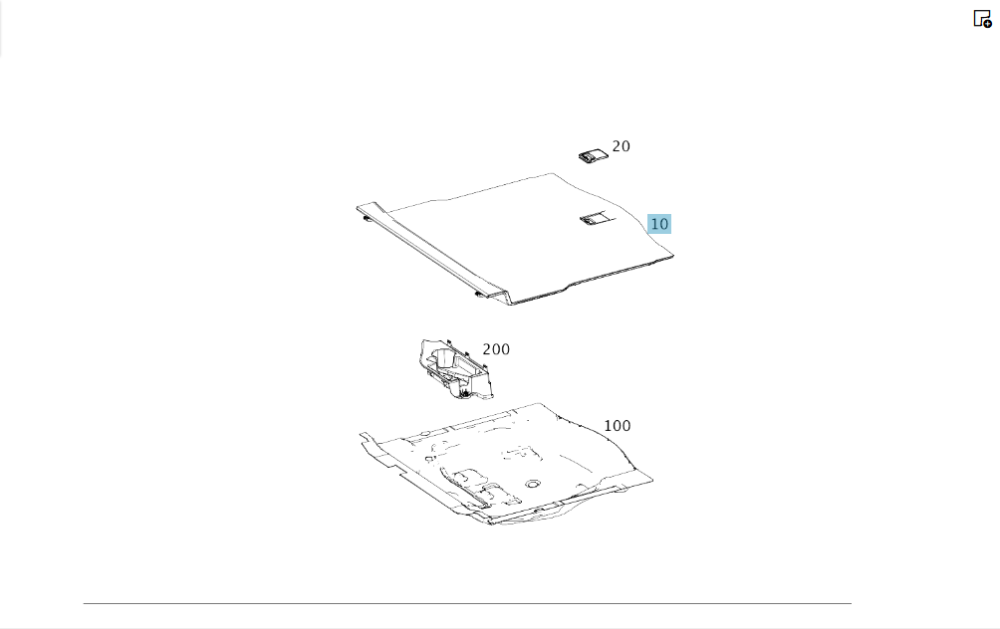 Mercedes-Benz  A1176804300 9E83 Підлога багажника + ручка A2126840035 9051 CLA C117 Одеса - фото 7