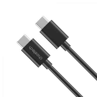 Дата кабель USB-C to USB-C 1.0m 3A black Choetech (CC0002-V2) Вінниця