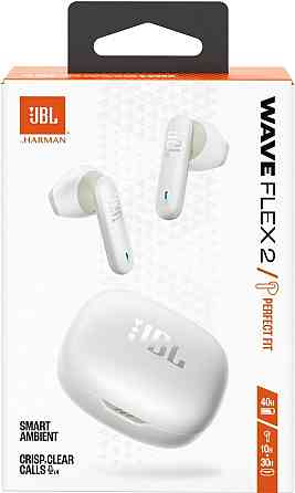 Bluetooth-гарнітура JBL Wave Flex 2 White (JBLWFLEX2WHT) Білий Харків