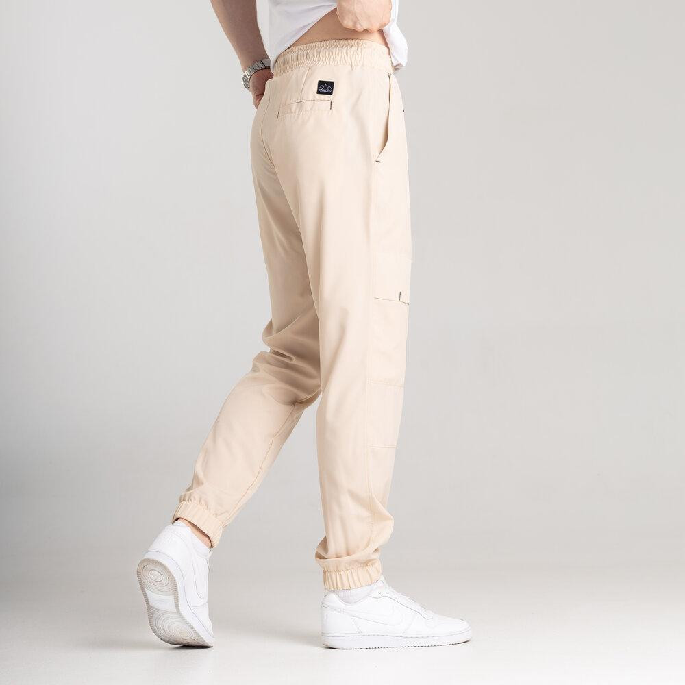 Чоловічі штани джогери з кишенями бежеві Pobedov Vershyna Київ - фото 4