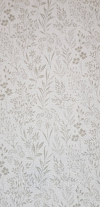 Обои виниловые на флизелине Rasch County Living метровые цветы мелкие прованс бледно зеленые на белом Киев - изображение 3