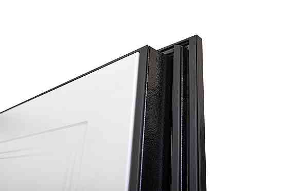 Входная дверь Abwehr Megapolis MG3 Rain 516/517 Черная шагрень + Белый супермат 860*2050 мм Киев