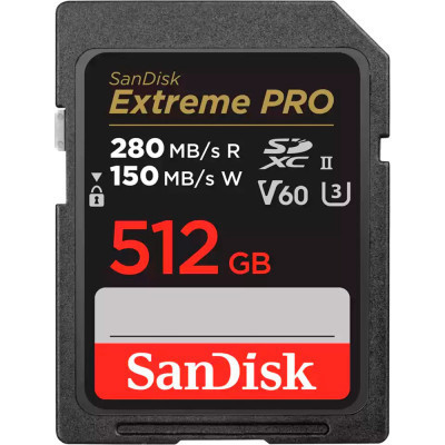 Карта памяти SanDisk 512GB SDXC class 10 UHS-II U3 V60 (SDSDXEP-512G-GN4IN) Винница - изображение 1