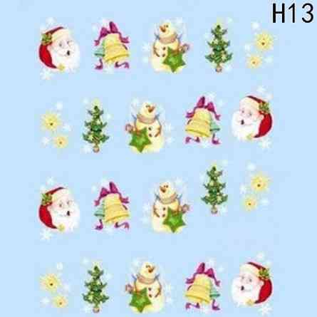 Новогодние наклейки на ногти Киев