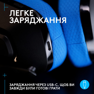 Навушники Logitech G535 Lightspeed Console Wireless Black (939-002219) Вінниця - фото 10