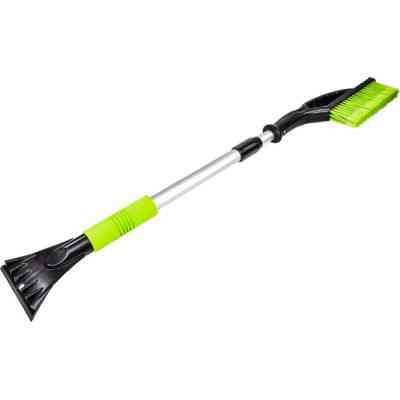 Щетка со скребком Poputchik "Карпаты" телескопическая 110 см. (14-110) Винница