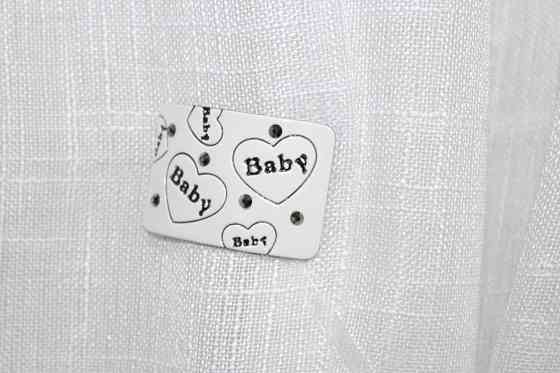 Магніти для штор і гардин (160м) Ксенія набір 2 шт Білий (81-071) Київ