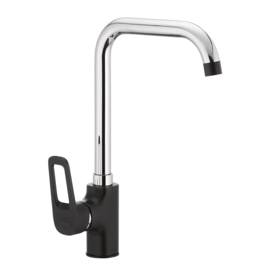 Чорний кухонний змішувач Mixxus Nevada 014-G MX0019 Харків