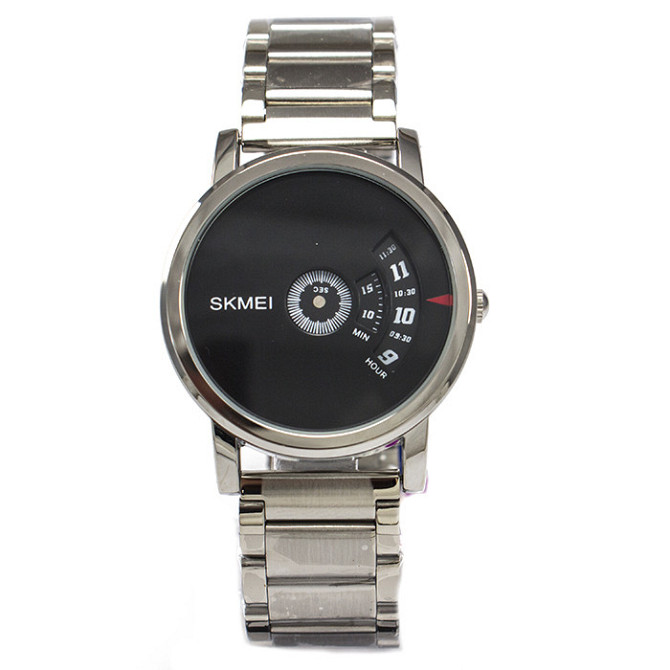 Мужские часы Skmei 1260 оригинальные silver black Винница - изображение 3