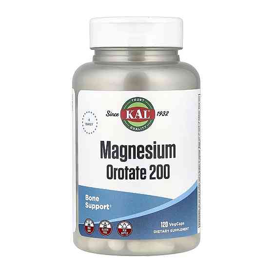 Магній KAL Magnesium Orotate 200mg 120 розт капс Київ