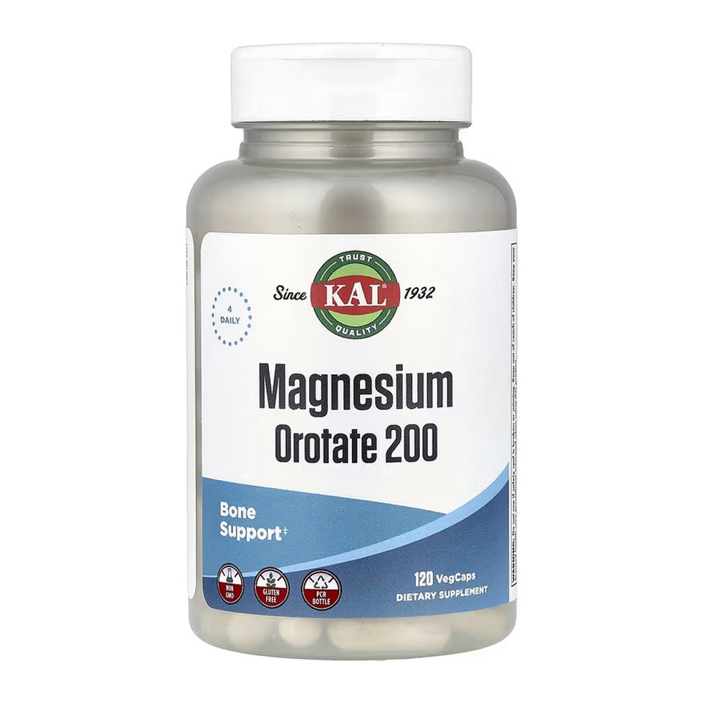 Магній KAL Magnesium Orotate 200mg 120 розт капс Київ - фото 1