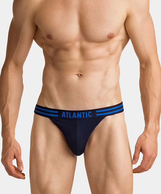 Труси чоловічі танга Atlantic 3MP-103 Помаранчевий, XL Київ - фото 4