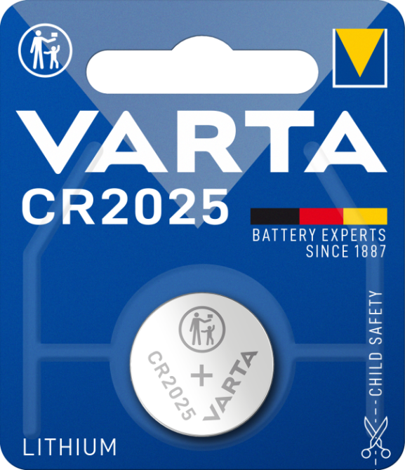 Батарейка VARTA CR 2025 3В BLI 1 шт Ровно - изображение 1