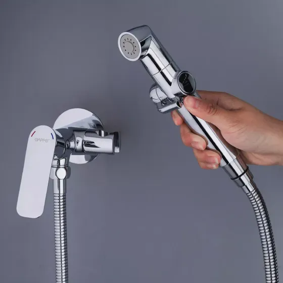 Гігієнічний душ прихованого монтажу GAPPO G7248-1 хром Київ