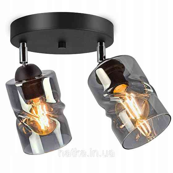 Декоративная люстра Sirius S4944-2 BK+SM с поворотным механизмом Киев