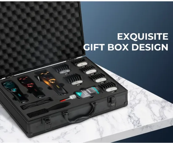 Машинка для стрижки V-668 аккумуляторная со сменными накладками корпуса и насадками Одесса