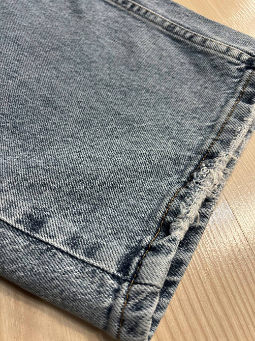 Джинси жіночі Mikaletta 9505 SKATER BALON jeans широкий крій банани косі кишені блакитні, блакитний, 29, 29, 83 см, 124 см Київ - фото 16