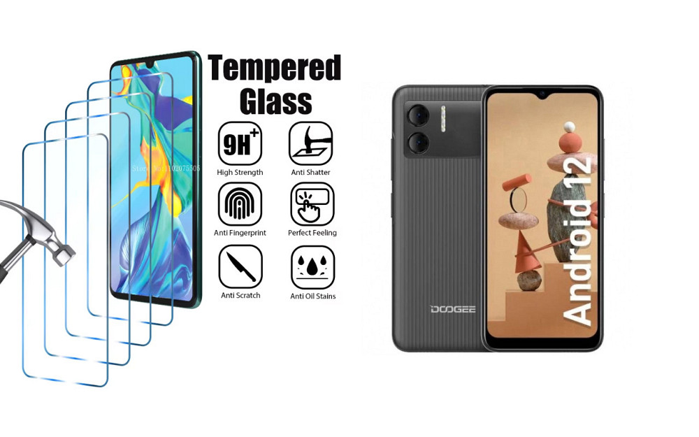Защитное стекло ArmorGlass для DOOGEE X98, X98 Pro – устойчивое к царапинам и ударам Киев - изображение 1