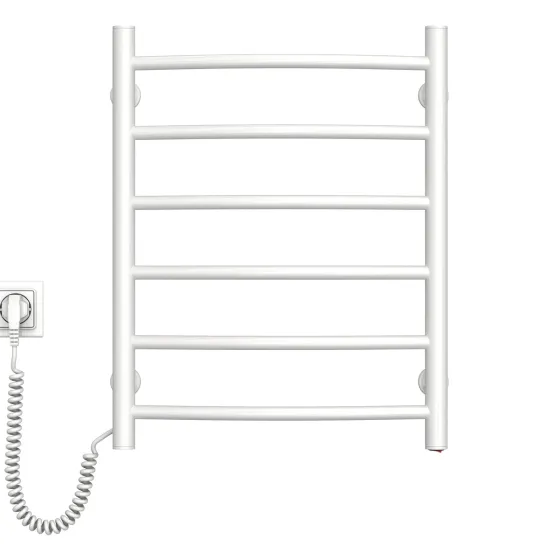 Полотенцесушитель электрический NAVIN Камелия 480х600 левый (белый) 12-007130-4860 Киев