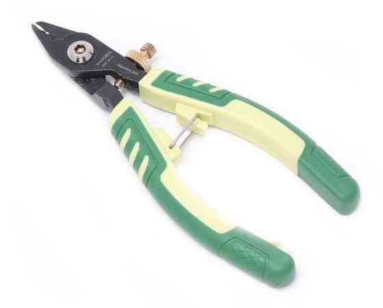 Щипці для зняття ізоляціїї комбіновані CR-V (1.6-3мм) 6 "-158мм ROCKFORCE RF-811 Одеса