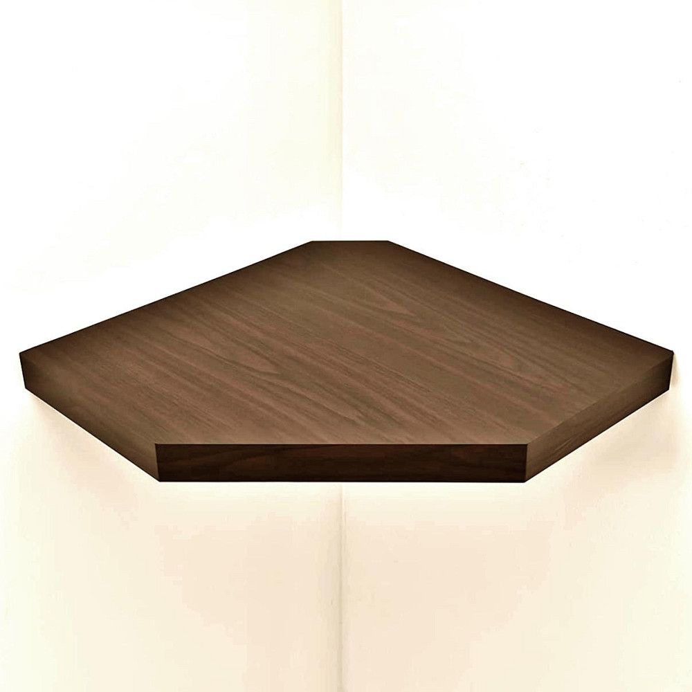 Угловая настенная полка 