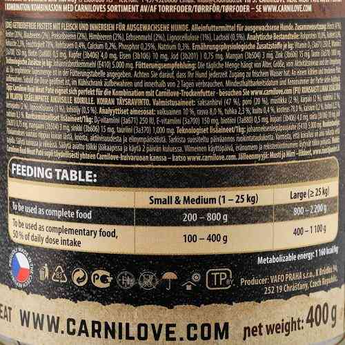 Корм вологий Carnilove Dog k консерви для собак з північним оленем 400 г Київ