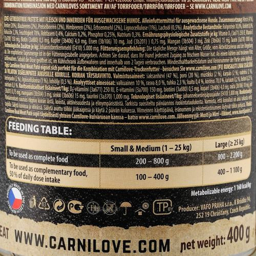 Корм влажный Carnilove Dog k консервы для собак с северным оленем 400 г Киев - изображение 5