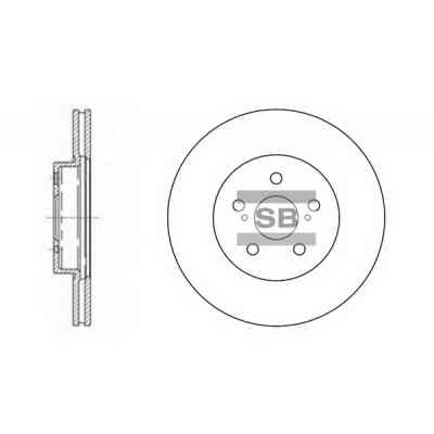 Тормозной диск HI-Q SD4001 Винница