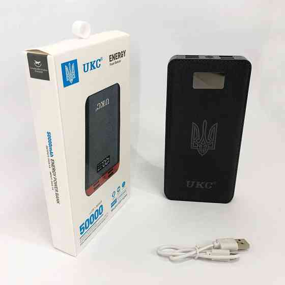 Повербанк для путешествий POWER BANK UKC 50000mah, Мобильная батарея, Павербанк топ IS-50 Львов