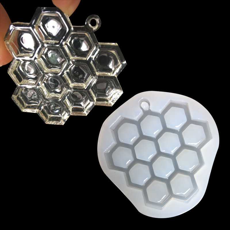 Молд силиконовый Соты 55 на 53 мм серый Киев - изображение 9