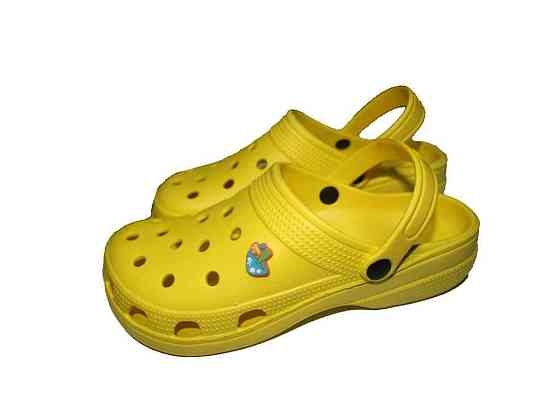 Капці пляжні жіночі (6 пар)/(36-41р) жовті SV-018 ТМ CROSS Київ