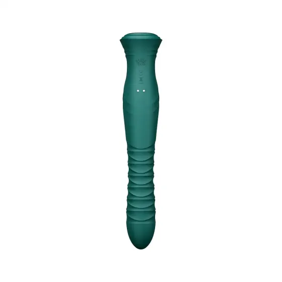 Пульсатор-кролик з вібрацією Zalo Mose 2 Turquoise Green Львів