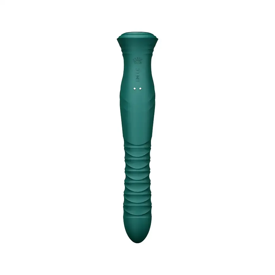 Пульсатор-кролик з вібрацією Zalo Mose 2 Turquoise Green Львів - фото 6