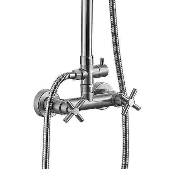 Душевая система пристенная Lidz Wind 16D-SES сатин Киев