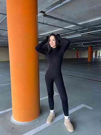 Женский утепленный облегающий комбинезон термо на флисе Одесса