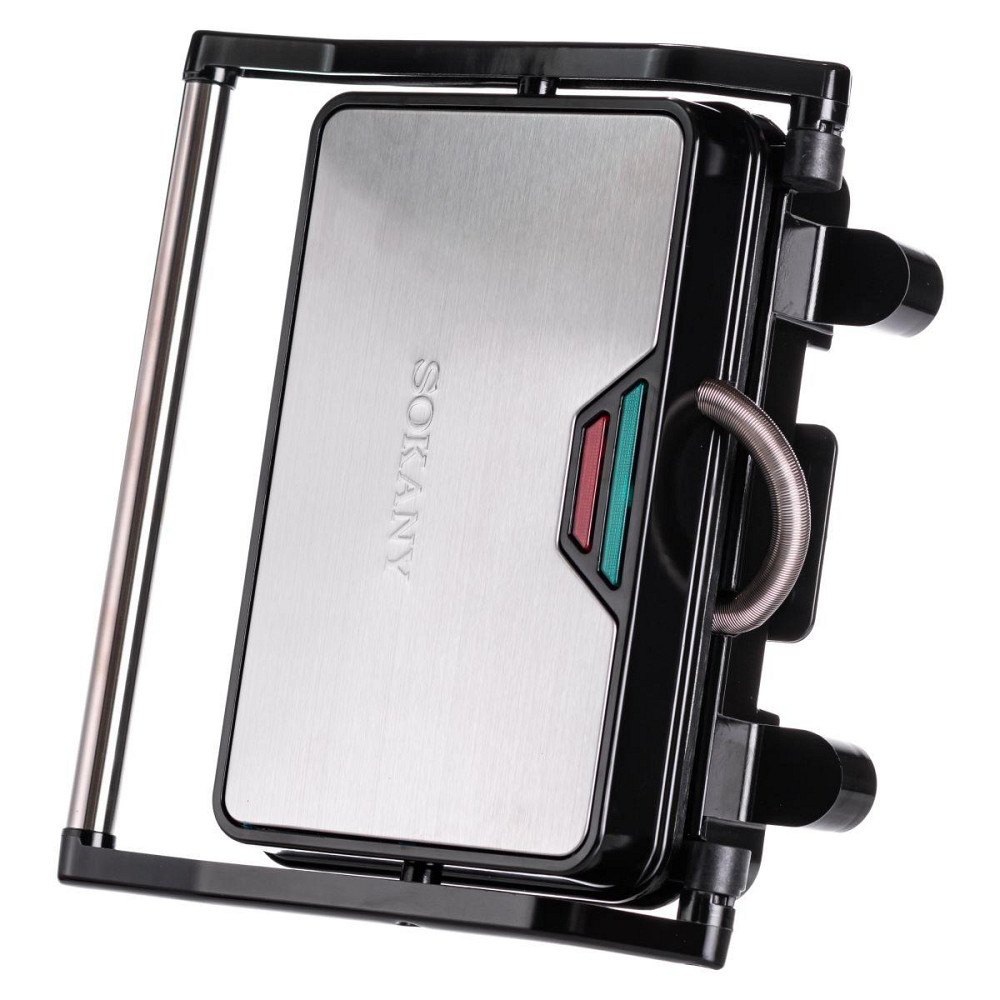 Електрогриль притискний з антипригарним покриттям 850 Вт Sokany SK-223 Київ - фото 8