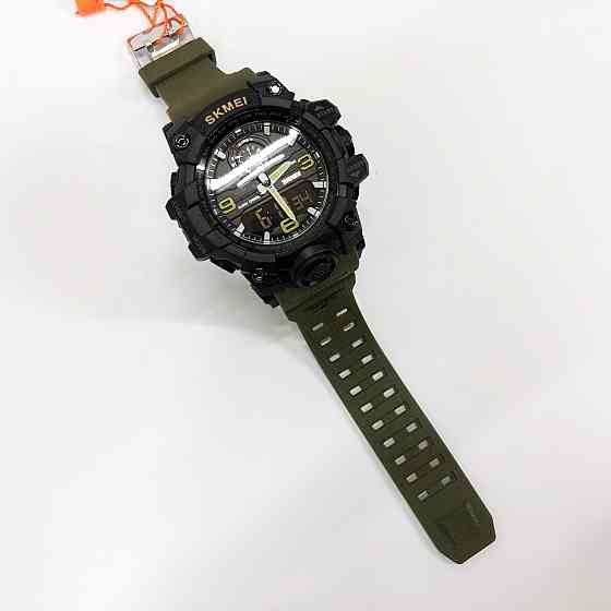 Військові годинники для ВСУ SKMEI 1586AG, Водонепроникні наручні електронні годинники для чоловіків LE-88 Івано-Франківськ