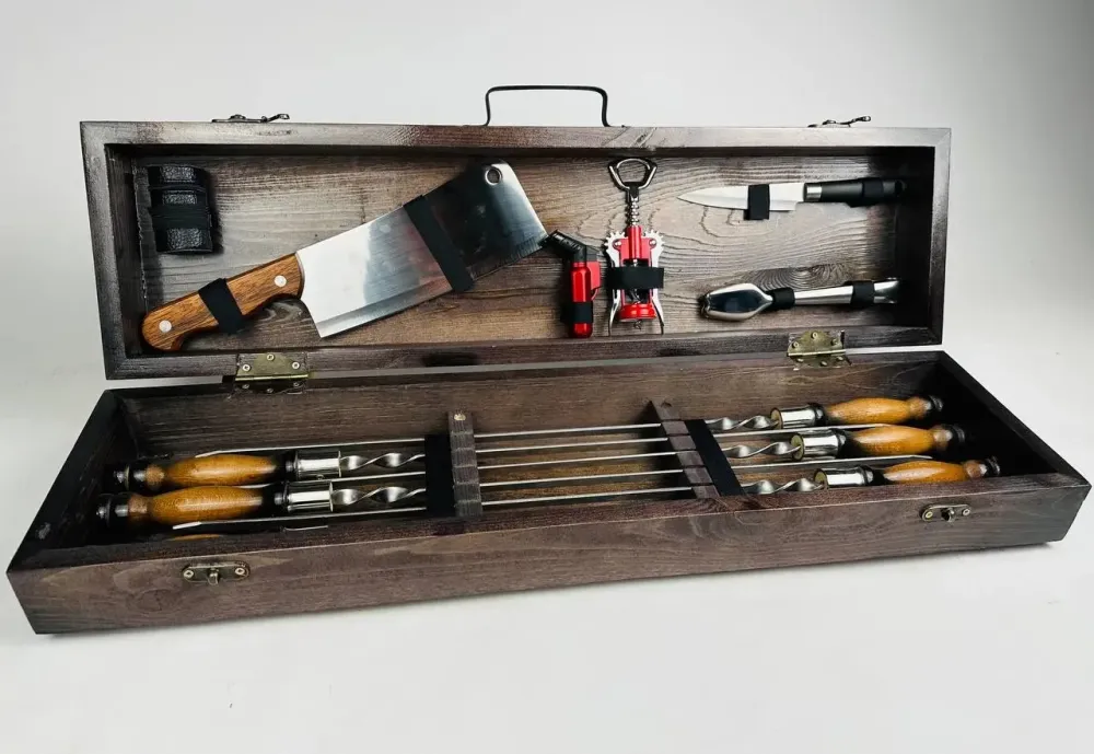 Набори шампурів, Набір шампурів у кейсі "Лайт" Шампури, вертіла Тернопіль - фото 3