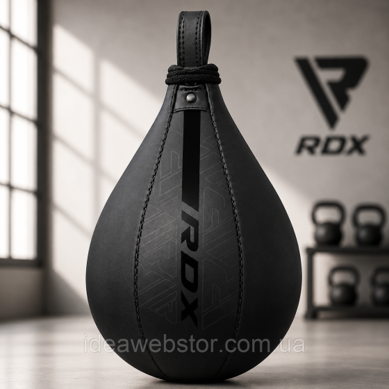 Пневмогруша боксерская RDX Matte Black скоростная груша без крепления Киев