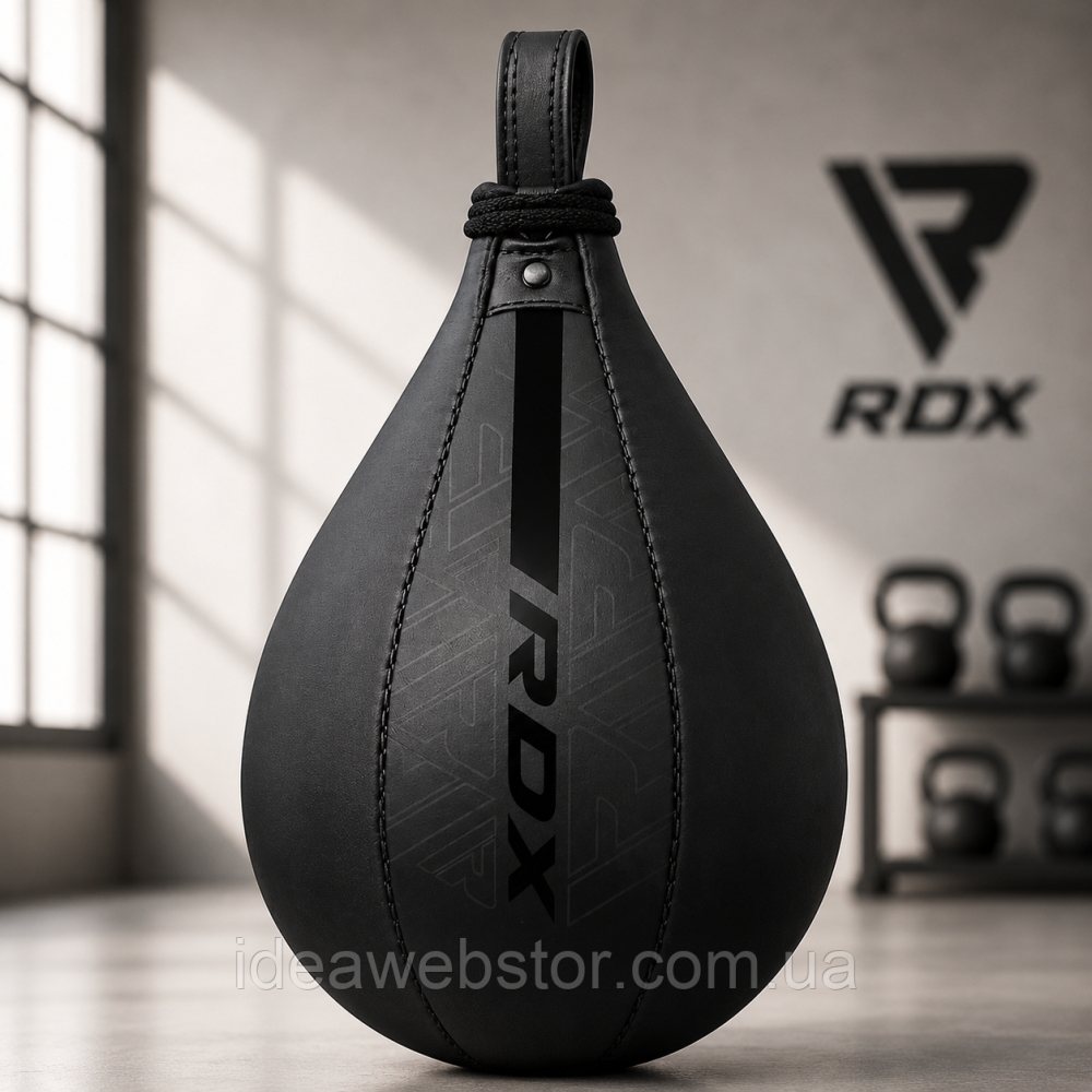 Пневмогруша боксерская RDX Matte Black скоростная груша без крепления Киев - изображение 5