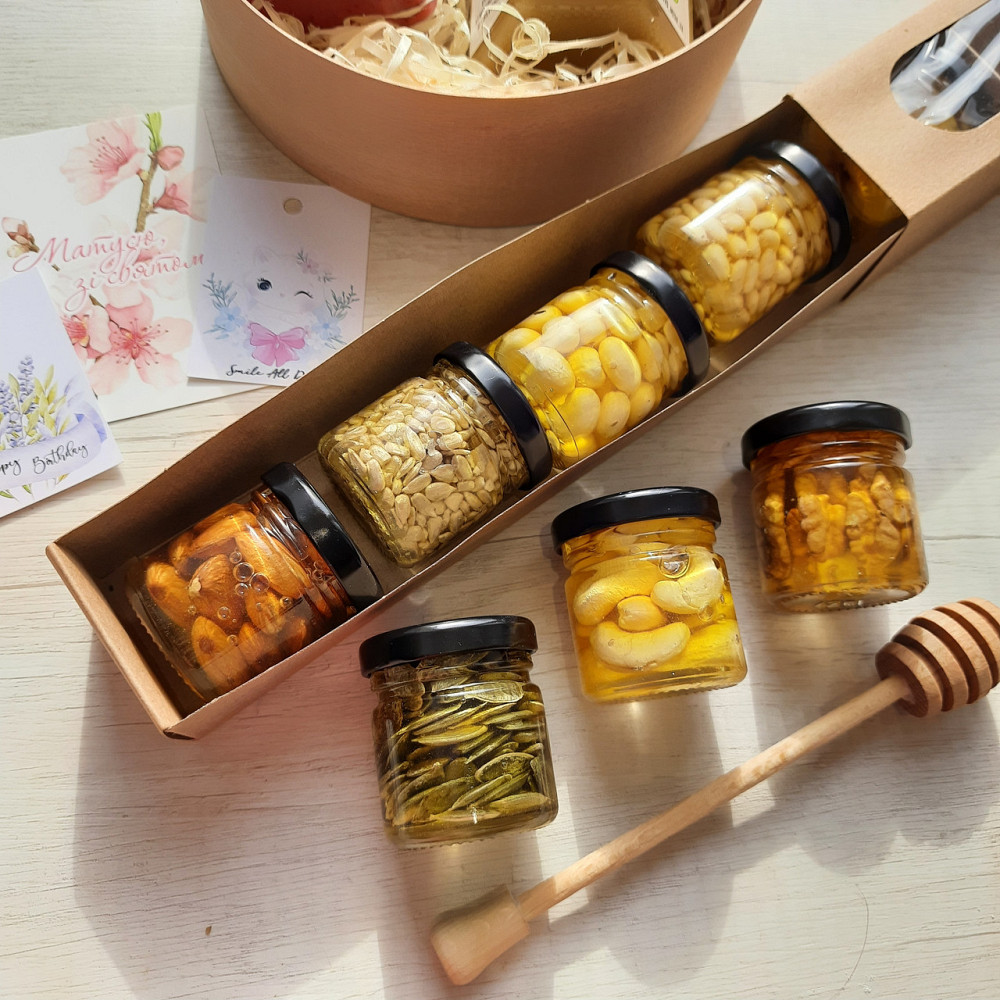 Оригінальні подарунки для чоловіків, хлопця №54 горіхи з медом. Одеса - фото 1