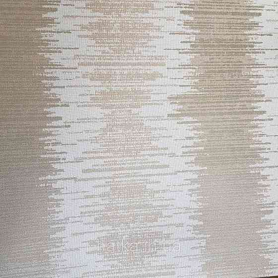 Шпалери флізелінові еко Galerie Metallic FX 0,53Х10 англія смуги розмиті сріблясті бежеві на білому Київ