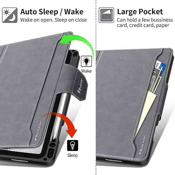 Фирменный чехол BUKOOR для iPad A16 2025/iPad 10-го поколения (2022) A2696 / A2757 / A2777 Днепр