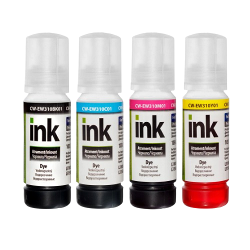 Комплект чорнил 4*70 мл Epson L-3100/3110/3150/3151 BK/С/M/Y ColorWay Житомир - фото 1