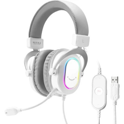 Навушники Fifine H6 RGB 7.1 White (H6W) Вінниця - фото 8