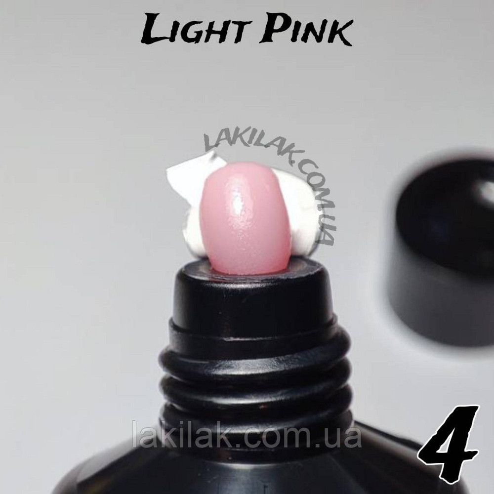 Полігель Designer №4 Light Pink (у тюбику) 30мл Херсон - фото 1