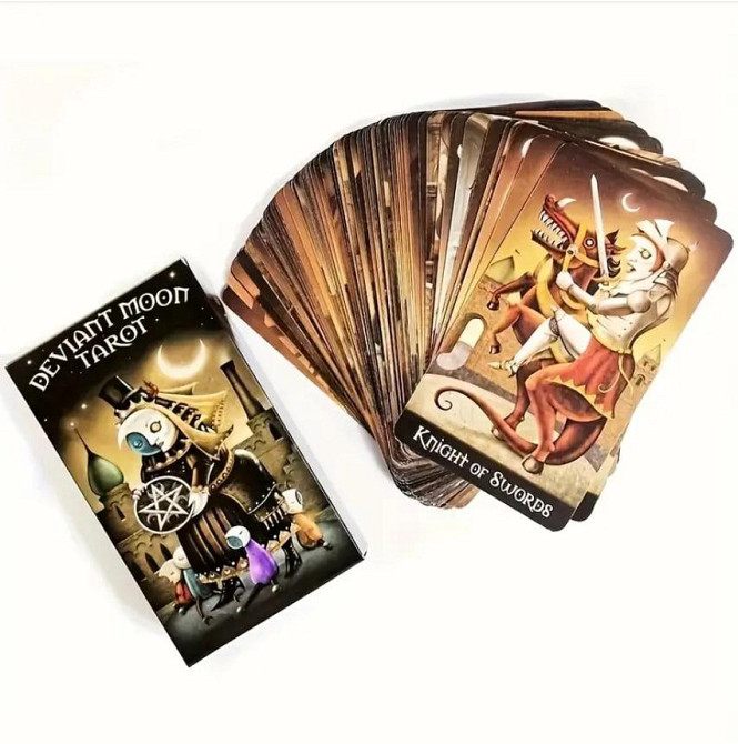 Карты Таро Deviant Moon Tarot, Таро Безумной луны, колода с 78 карт для гадания Киев - изображение 2