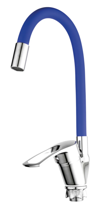 Кухонний змішувач Mixxus FANY 011 Nut Refl.Blue без підводки MI6293 Харків - фото 1