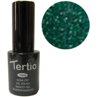 TERTIO гель - лак № 053(зеленый с микроблеском) 10 мл Киев - изображение 1